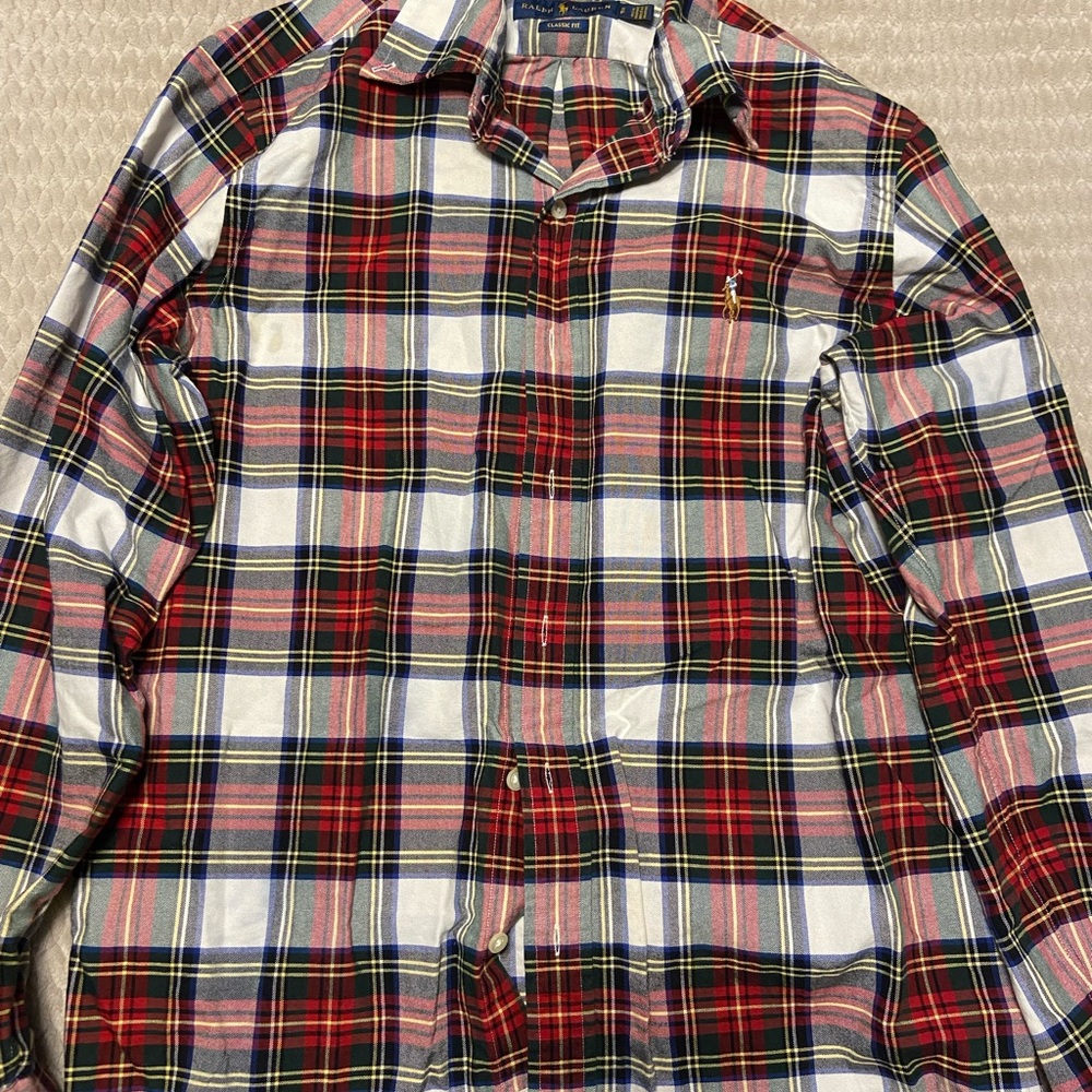 Ralph Lauren Boy’s Multicolor Plaid Button Down Shirt